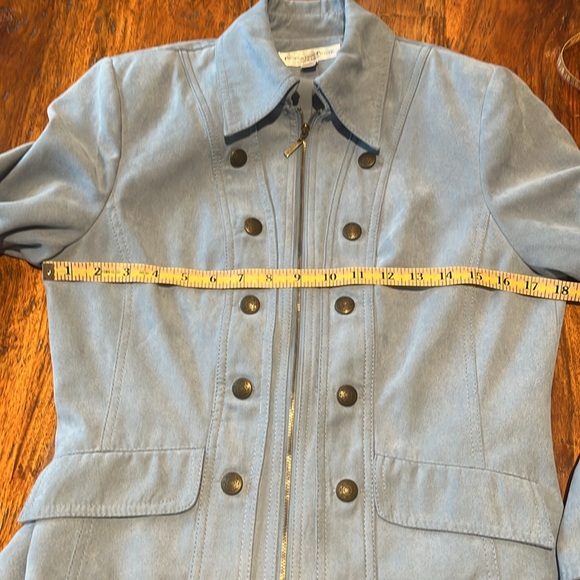 Gorgeous Conrad C Proportion Petite Faux Suede Jacket -Size 4 P - Picture 9 of 12